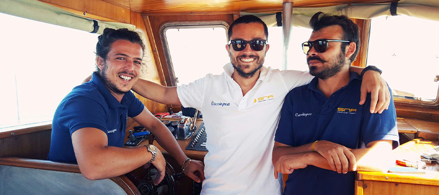 A bordo di Cassiopea